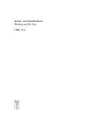 Cover of: Writing and Its Use (Handbuecher Zur Sprach- Und Kommunikationswissenschaft / Handbooks of Linguistics & Communication Science)