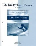 Cover of: Student Problem Manual to accompany Investments | Zvi Bodie