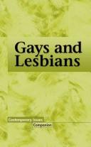 Contemporary Issues Companion - Gays and Lesbians cover