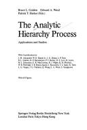 Cover of: The Analytic Hierarchy Process by Bruce L. Golden, Edward A. Wasil