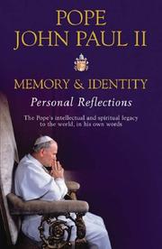 Memory and Identity by Pope John Paul II