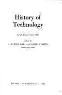 Cover of: History of Technology by Rupert Hall