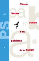 Cover of: Como Hacer Cosas Con Palabras: Palabras y Acciones (Paidos Studio)