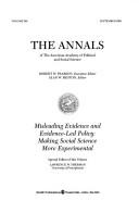 Cover of: Misleading Evidence and Evidence-Led Policy: Making Social Science More Experimental (The ANNALS of the American Academy of Political and Social Science Series)