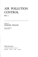 Cover of: Air pollution control by edited by Werner Strauss.