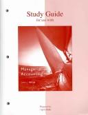 Cover of: Study Guide to accompany Managerial Accounting