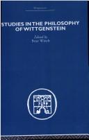 Cover of: Studies in the Philosophy of Wittgenstein: Wittgenstein