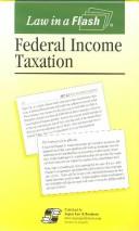 Cover of: Federal Income Taxation