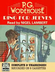 Cover of: Ring for Jeeves by P. G. Wodehouse