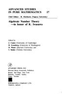 Cover of: Algebraic number theory: in honor of K. Iwasawa