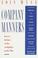 Cover of: Company Manners