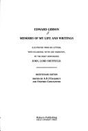 Cover of: Memoirs of my life and writing