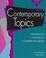 Cover of: Contemporary Topics