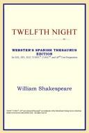 Cover of: Twelfth Night (Webster's Spanish Thesaurus Edition) by ICON Reference
