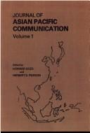 Cover of: Journal of Asian Pacific Communication