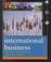 Cover of: International business