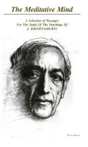 The meditative mind by Jiddu Krishnamurti