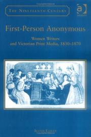 First person anonymous by Alexis Easley