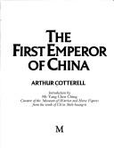 Cover of: First Emperor of China by Cotterell, Arthur.