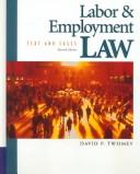 Cover of: Labor and employment law: text and cases