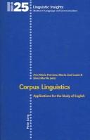 Cover of: Corpus Linguistics: Applications for the Study of English (Linguistic Insights,)