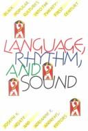 Cover of: Language, rhythm, & sound by edited by Joseph K. Adjaye and Adrianne R. Andrews.