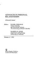 Cover of: Advances in Personal Relationships. by edited by W. H. Jones and D. Perlman.