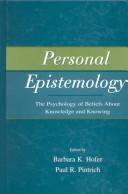 Cover of: Personal Epistemology