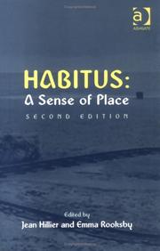 Cover of: Habitus by edited by Jean Hillier and Emma Rooksby.