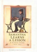 Cover of: Samantha Learns a Lesson by Susan S. Adler