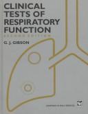 Cover of: Clinical Tests of Respiratory Function