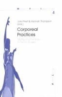 Cover of: Corporeal practices by Julia Prest, Hannah Thompson