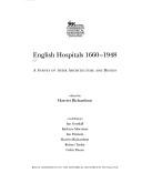 Cover of: English Hospitals (English Heritage)