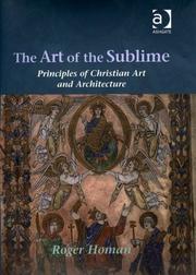 Cover of: The art of the sublime: principles of Christian art and architecture
