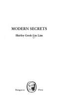 Cover of: Modern Secrets by Shirley Geok-lin Lim