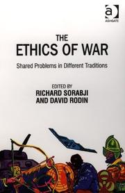 Cover of: The ethics of war by [edited by] Richard Sorabji and David Rodin.