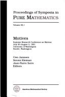 Cover of: Motives (Proceedings of Symposia in Pure Mathematics)