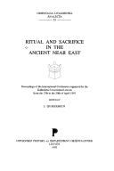 Cover of: Ritual and Sacrifice in the Ancient Near East