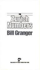 Cover of: Zurich Numbers