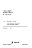 Cover of: Advances in international accounting.