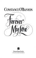 Cover of: Forever My Love | Constance O