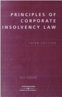 Cover of: Principles of Corporate Insolvency Law