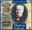 Cover of: Thomas Edison (Gaines, Ann. Inventores Famosos.)