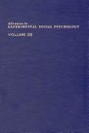 Advances in Experimental Social Psychology by Mark P. Zanna