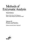 Methods of Enzymatic Analysis by H. U. Bergmeyer