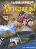 Cover of: Ven Conmigo/Grammar and Vocabulary by Nancy A. Humbach, Oscar Ozete