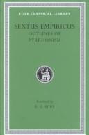 Cover of: Outlines of Pyrrhonism (Loeb Classical Library) by Sextus Empiricus.