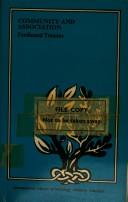 Cover of: Community and Association (International Library of Society)