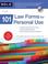 Cover of: 101 Law Forms for Personal Use