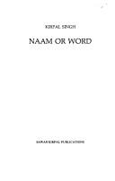 Cover of: Naam or Word